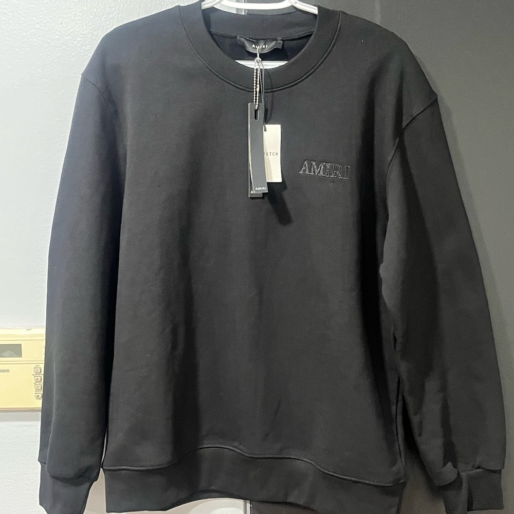 AMIRI Black Logo Sweatshirt